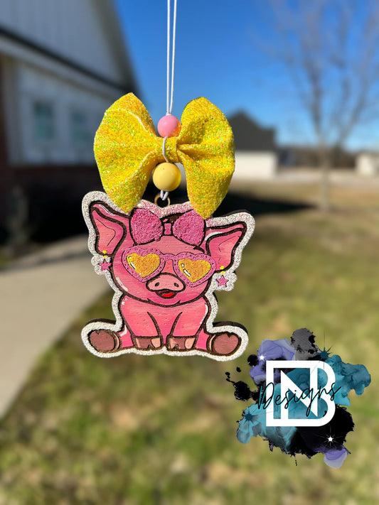 Piggy Car Charm