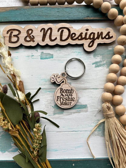 BombA** Freshie Maker Keychain