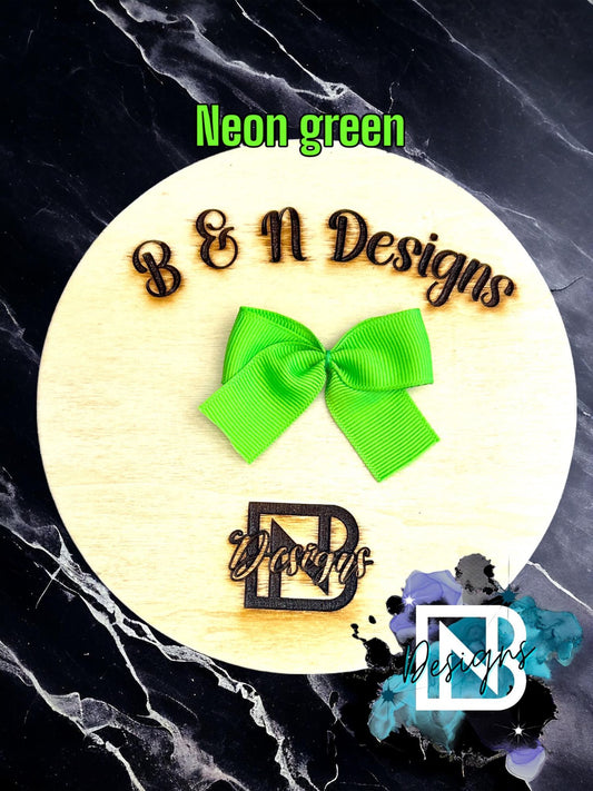 Neon Green Bow