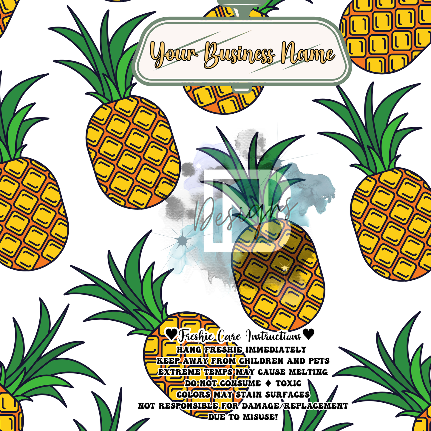 Pineapple Bag Insert