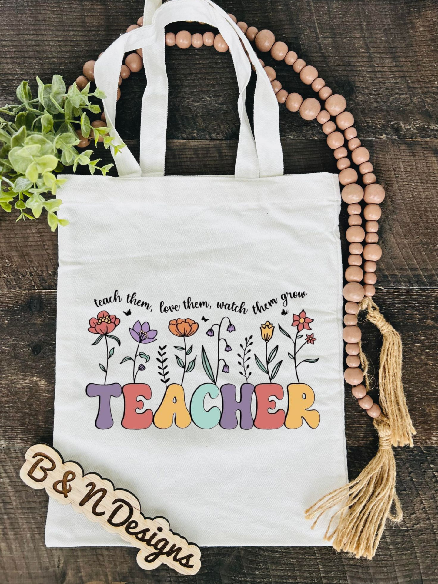 Teach Them Love Them Teacher Tote Bag